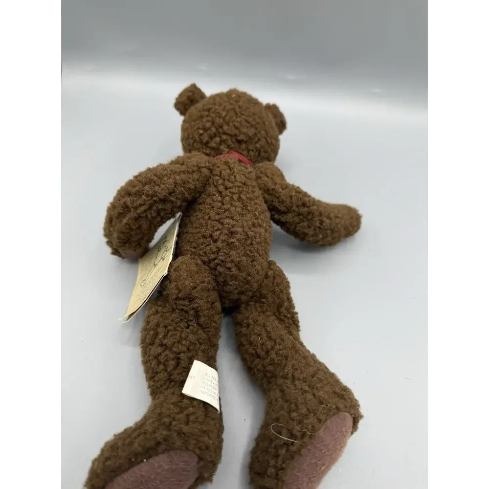 Boyds Bears Plush Teddy Brown 11” 1995 J.B. Bean & Associates w/ Hang Tag